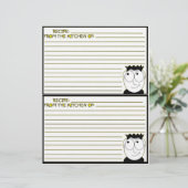 レシピバインダーのレシピページ (スタンド正面)