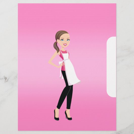 レシピバインダーの章デバイダーページ (正面)