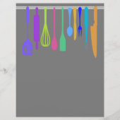 レシピバインダーの章デバイダーページ (裏面)