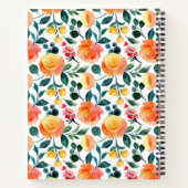 レシピパーソナライズされたフローラホーム調理師フードフルーツ ノートブック (裏面)