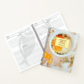 レシピパーソナライズされたブック。名前。家族モダン ノートブック (内部)