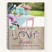 レシピパーソナライズされた – 新婚おばあちゃんママ ノートブック (正面)
