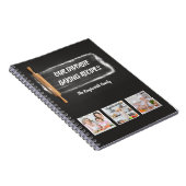 レシピファミリお気に入りのベーキングパーソナライズされた写真 ノートブック (右側)