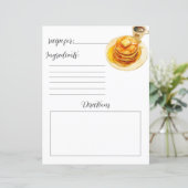 レシピフワフワのパンケーキの自家製ブックページ (スタンド正面)