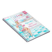 レシピブックレトロキッチンベーキング及び料理 ノートブック (右側)