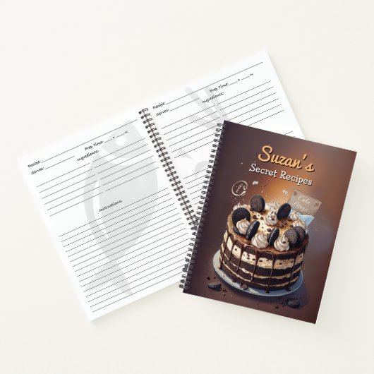 レシピブック – シークレットレシピ ノートブック (内部)
