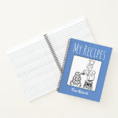 レシピブック（所有者の名前） ノートブック (内部)