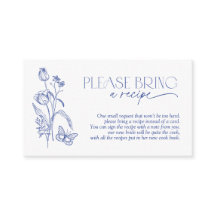 レシピブルーフローラブライダルシャワー