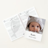 レシピベビー食品の食事写真名 ノートブック (内部)