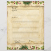 レシピページファミリークリスマスクックブックレシピ (正面)