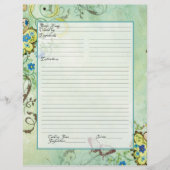 レシピページファミリー伝統クックブックレシピバインダー (正面)