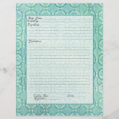 レシピページファミリー伝統クックブックレシピバインダー (正面)