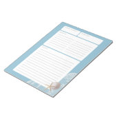 レシピページブルーサンドドルアンドレース ノートパッド (アングル)