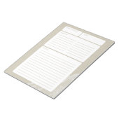 レシピページライトバーラップアンドレース ノートパッド (アングル)