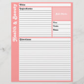 レシピページ（ピンク） (裏面)