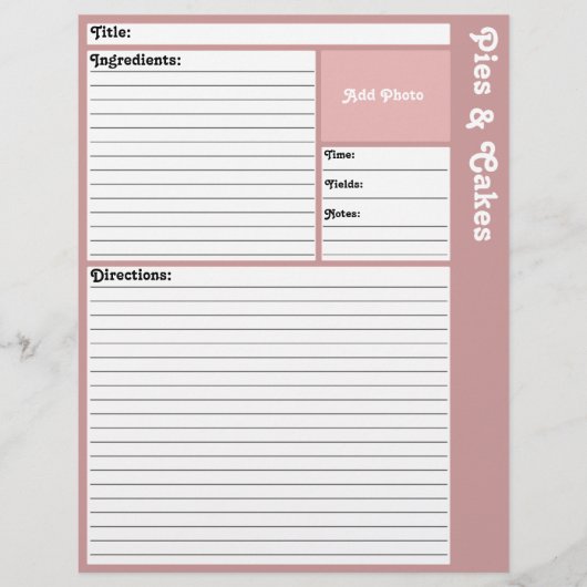 レシピページ（メイブ） (正面)