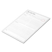 レシピページ（星付き） ノートパッド (アングル)