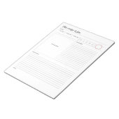 レシピページ（星付き） ノートパッド (アングル)