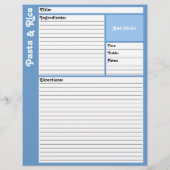 レシピページ（淡青） (裏面)