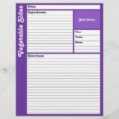 レシピページ（濃い紫） (裏面)