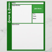 レシピページ（濃い緑） (裏面)