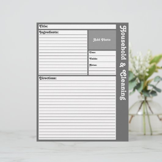 レシピページ（灰色） (スタンド正面)