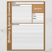 レシピページ（茶色） (裏面)