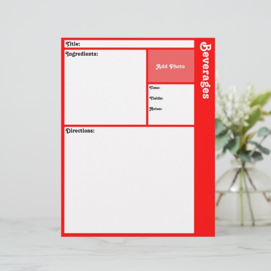 レシピページ（赤） (スタンド正面)
