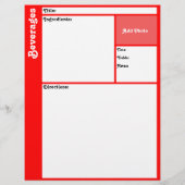 レシピページ（赤） (裏面)