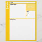 レシピページ（黄色） (裏面)