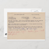 レシピポストカード ポストカード (正面/裏面)