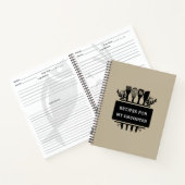 レシピマイドーターベーキング料理レシピ ノートブック (内部)