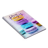 レシピマカロンノートブック名入りテンプレート ノートブック (右側)