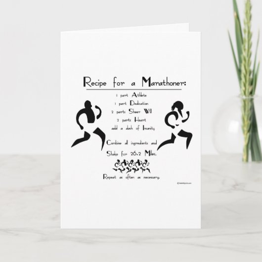 レシピマラソン引用文 カード (正面)