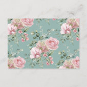 レシピラブシャックフィアンスガーデンブライダルシャワー エンクロージャーカード (裏面)