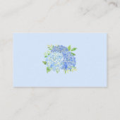 レシピリクエストブルーアジサイのエンクロージャカード エンクロージャーカード (裏面)