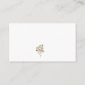 レシピリクエストラブは開花ボホブライダルシャワー エンクロージャーカード (裏面)