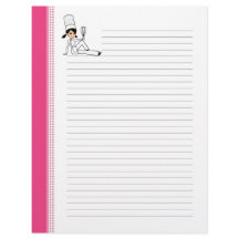 レシピレターページとシェフアート