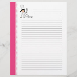 レシピレターページとシェフアート