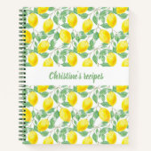 レシピレモン料理本 ノートブック (正面)