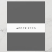 レシピ主題区切り |前菜 |グレーと白 (裏面)