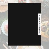 レシピ分割器 |ケーキとクッキー |黒と白