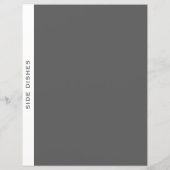 レシピ分割器 |サイドディッシュ |グレーシンプルとホワイト (裏面)