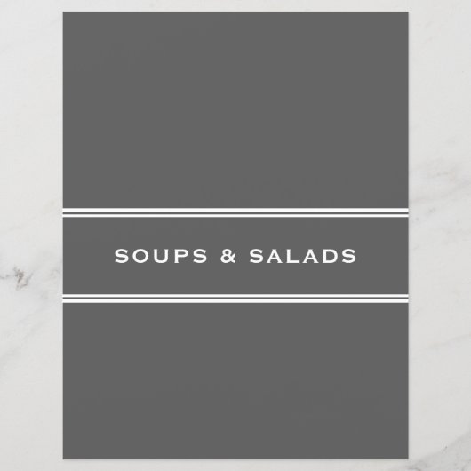 レシピ分割器 |スープとサラダ |グレー (正面)