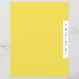 レシピ分割器 |スープとサラダ |黄シンプル色