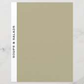 レシピ分割器 |スープとサラダ | Sage白黒 (裏面)