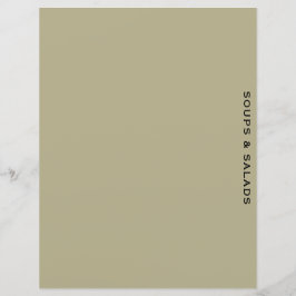 レシピ分割器 |セージとブラック |スープとサラダ