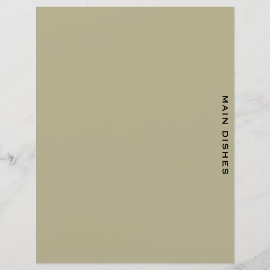 レシピ分割器 |セージとブラック |メインディッシュ (正面)