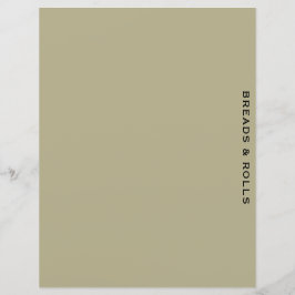 レシピ分割器 |セージとブラック |読み取り転が&