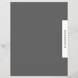 レシピ分割器 |デザート |グレーと白